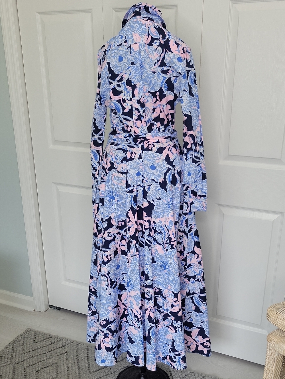 Lilly Pulitzer High Tide Mira Shirt Dress Size 6 - Picture 5 of 12
